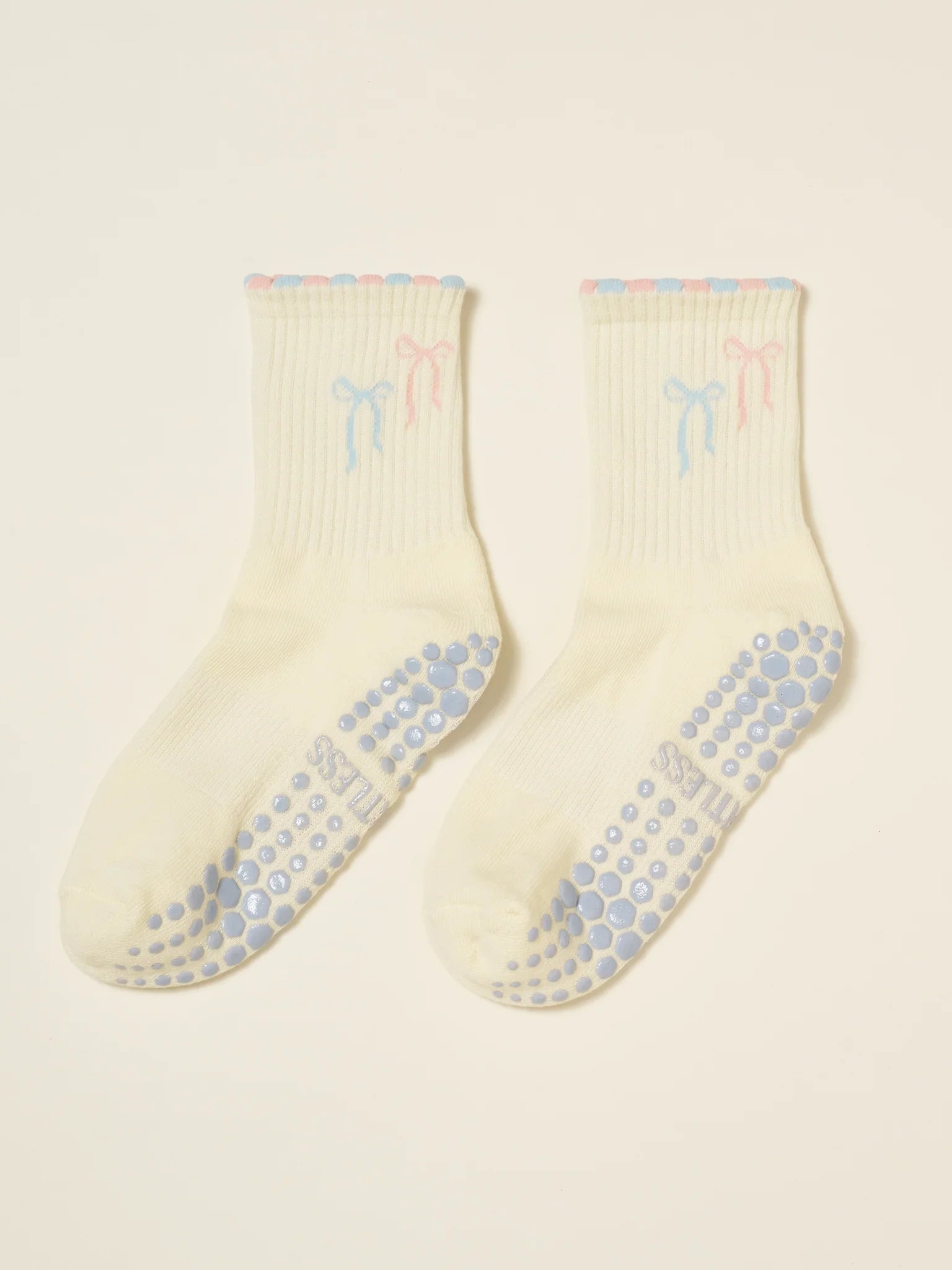 🎀 🎀 Ribbon Duo Petal Grip Sock