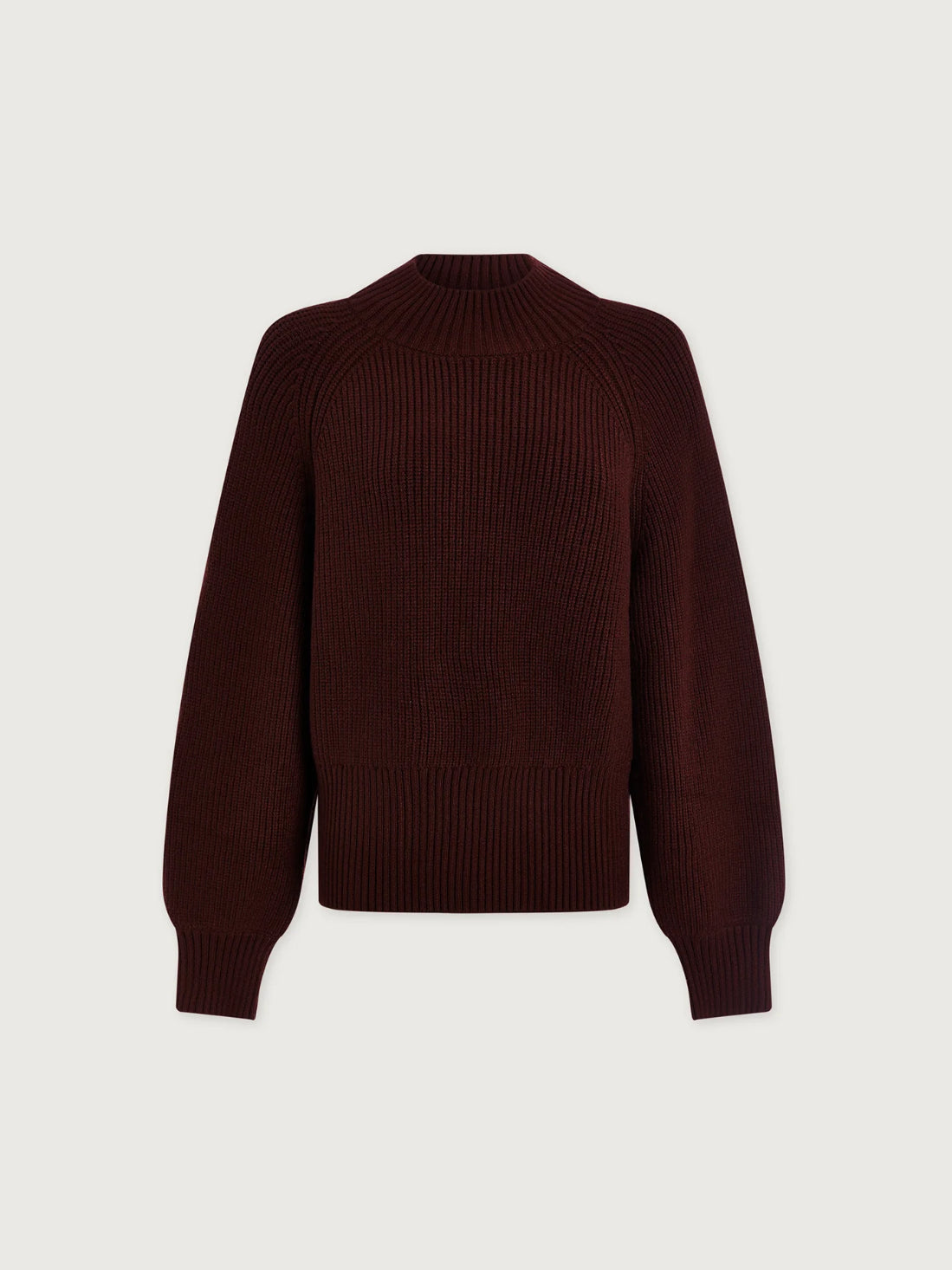 Martina High Neck Rib Knit