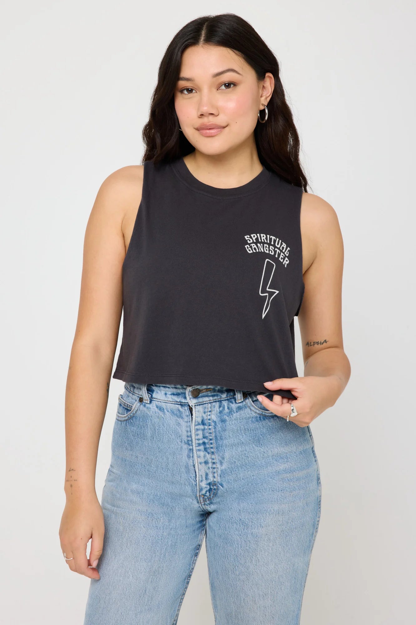 SG BOLT CROP TEE