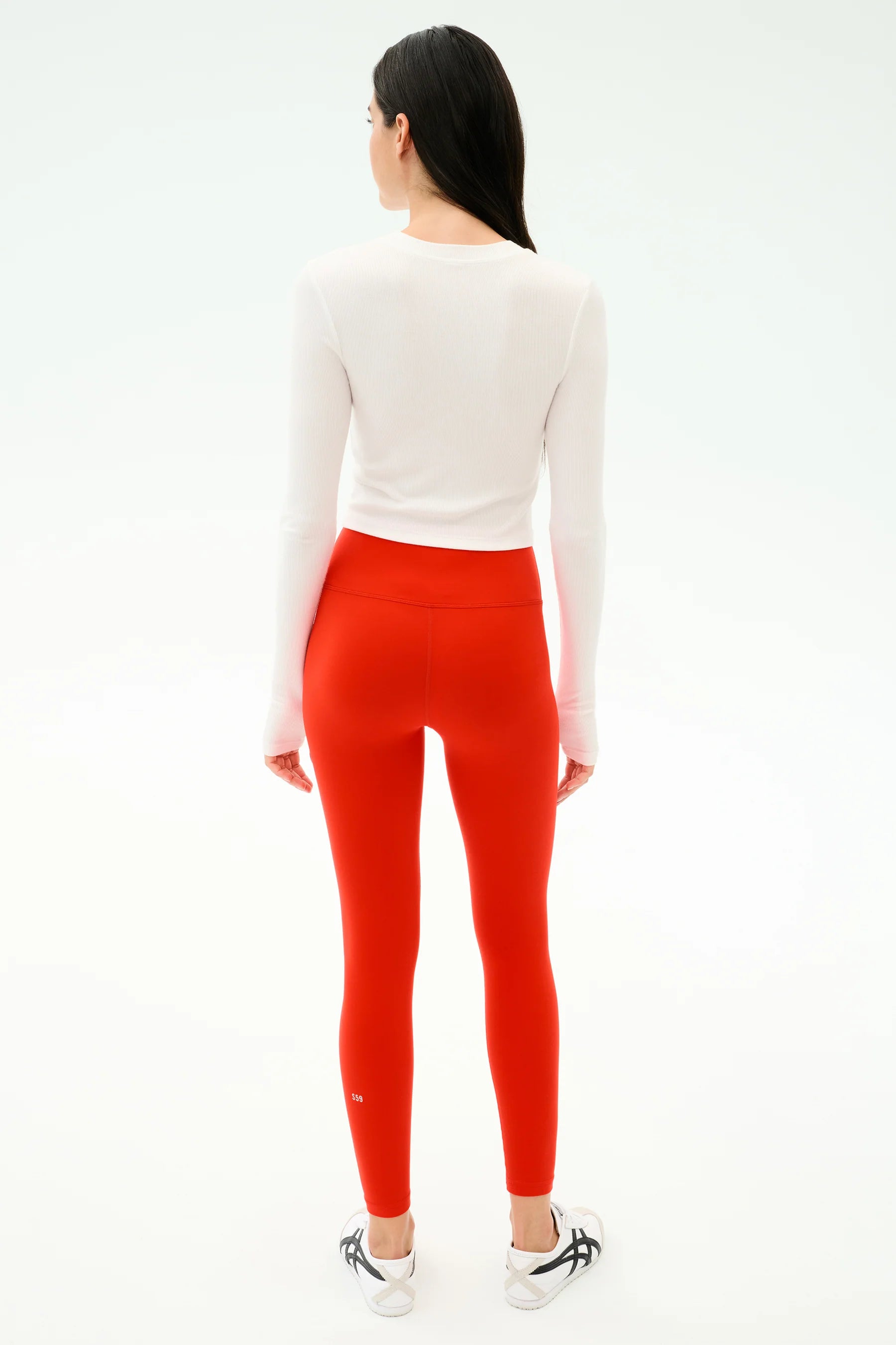 Louise Rib Long Sleeve Crop