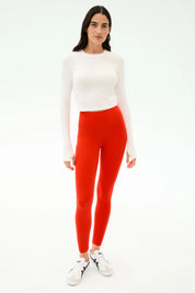 Louise Rib Long Sleeve Crop