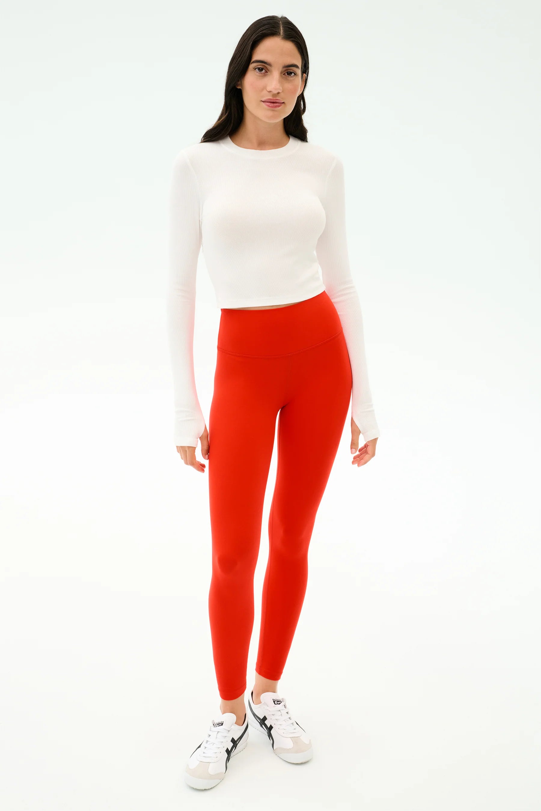 Louise Rib Long Sleeve Crop