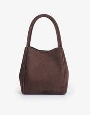 HOLLACE MINI TOTE STUDDED FAUX SUEDE