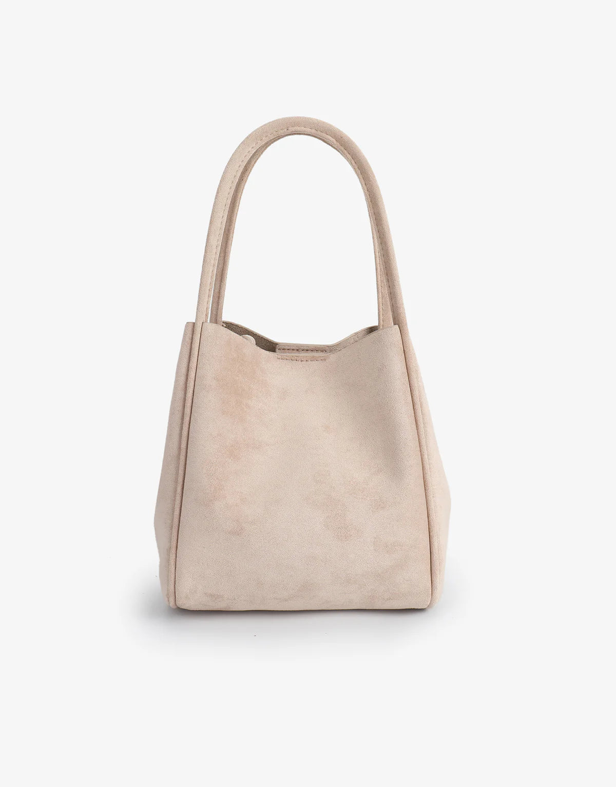 HOLLACE MINI TOTE STUDDED FAUX SUEDE