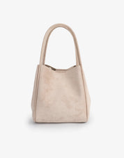 HOLLACE MINI TOTE STUDDED FAUX SUEDE