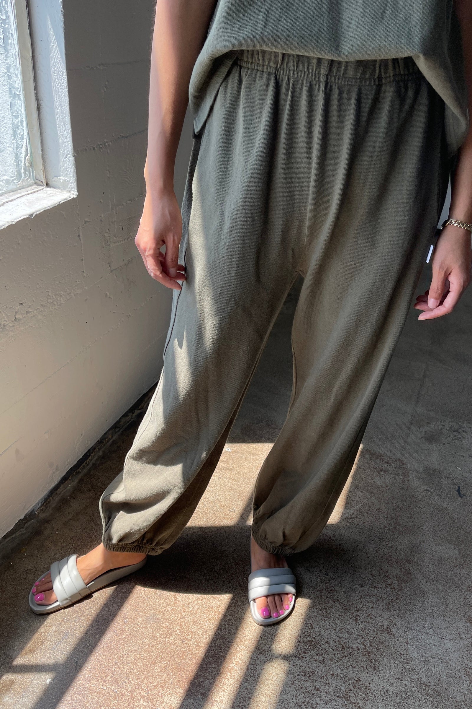Balloon Pants Olive