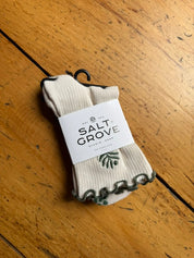 SALT + GROVE RUFFLE GRIP SOCKS