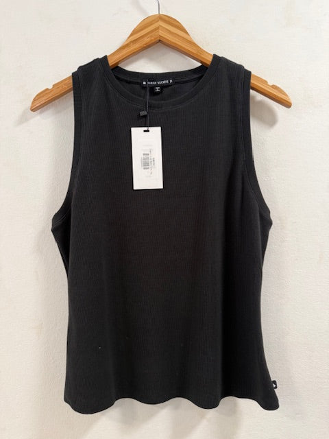 Classic Crew Neck Tank Black