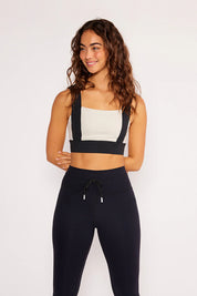 Juliet Contrast Strap Bra Top