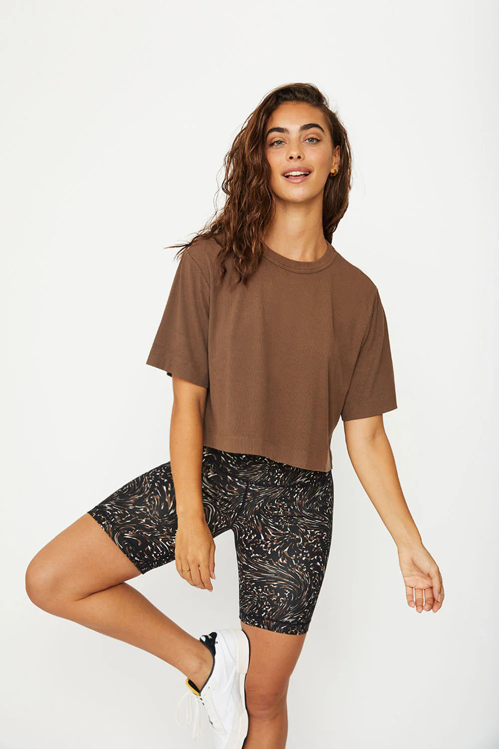 Karen Oversized Crop Tee