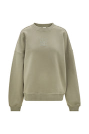 Zany Oversized Sweater in Olive