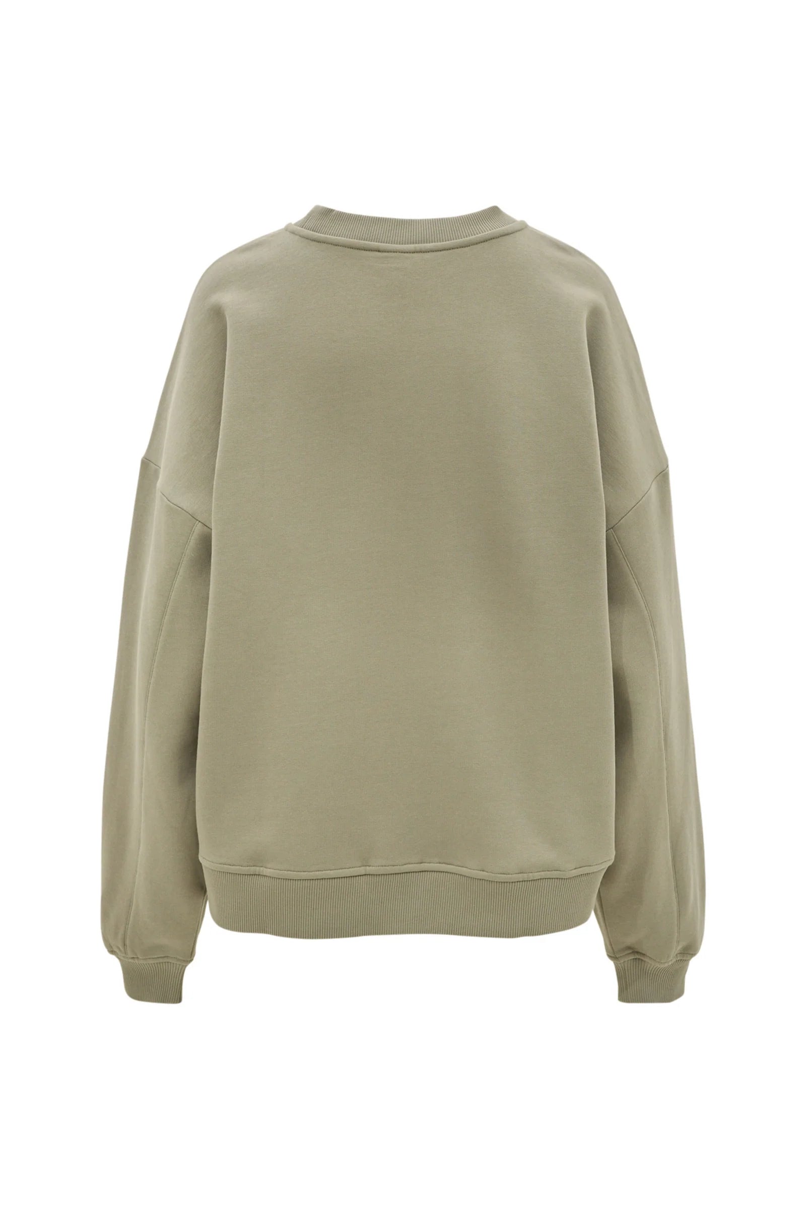 Zany Oversized Sweater in Olive