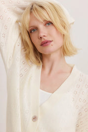 Carli Pointelle Cardi