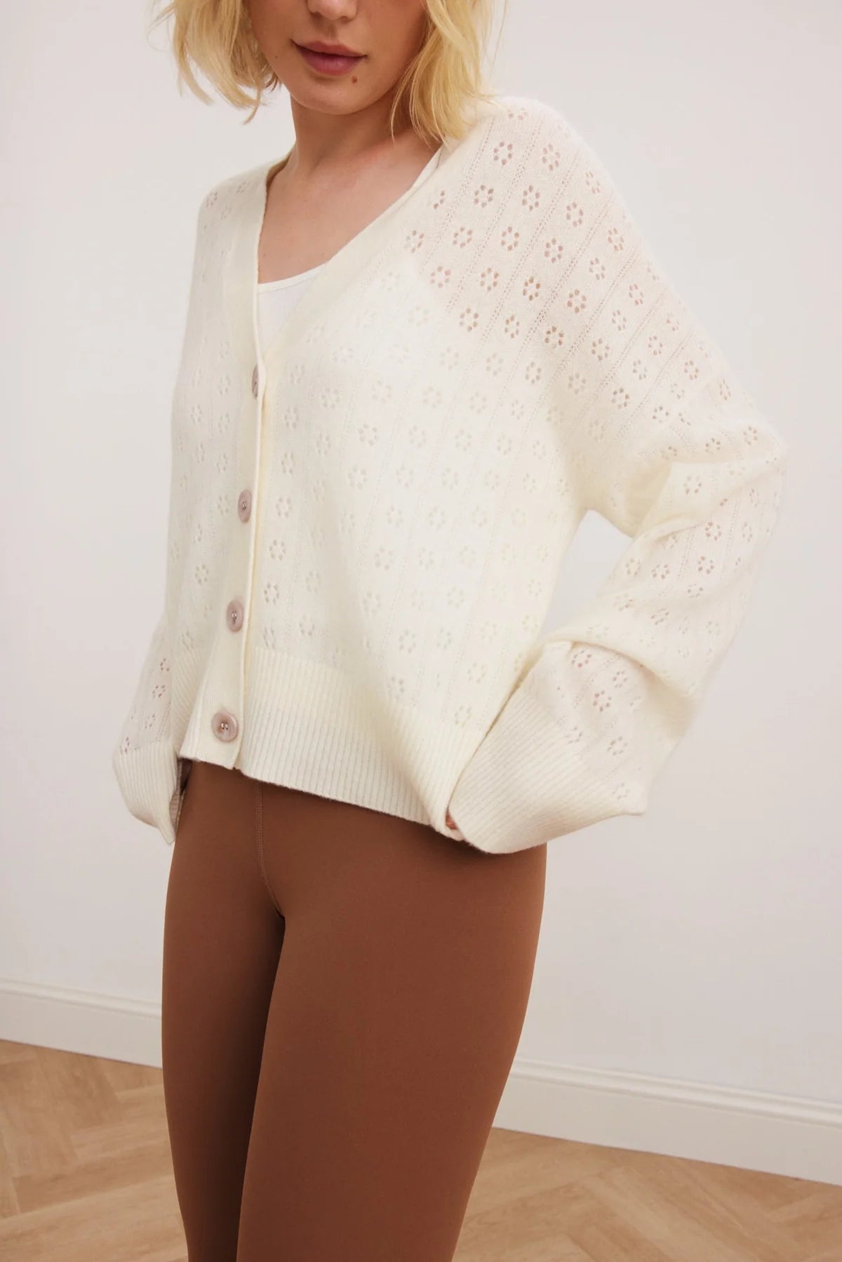 Carli Pointelle Cardi