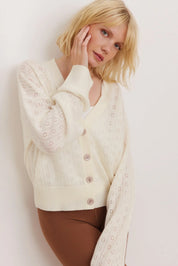 Carli Pointelle Cardi