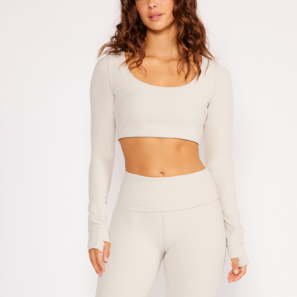 Madison Long Sleeve Crop Top