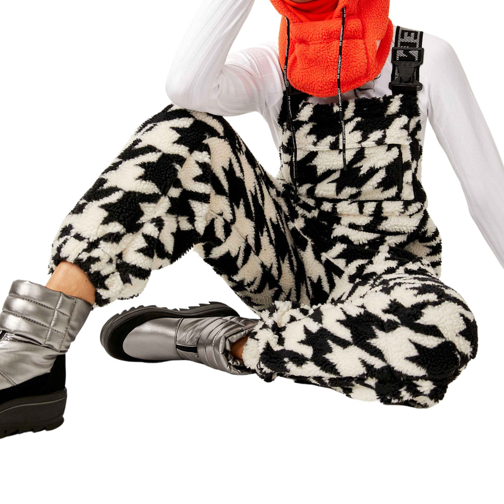 Hit the Slopes Salopette in Houndstooth