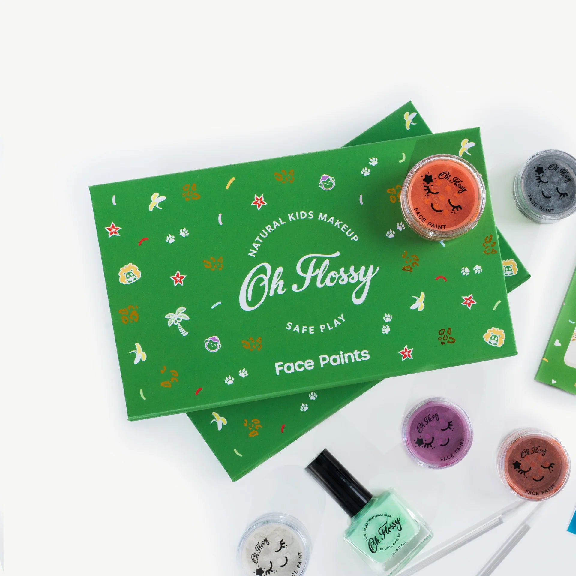 Oh Flossy Wild Wonders Kids Face Paint Set