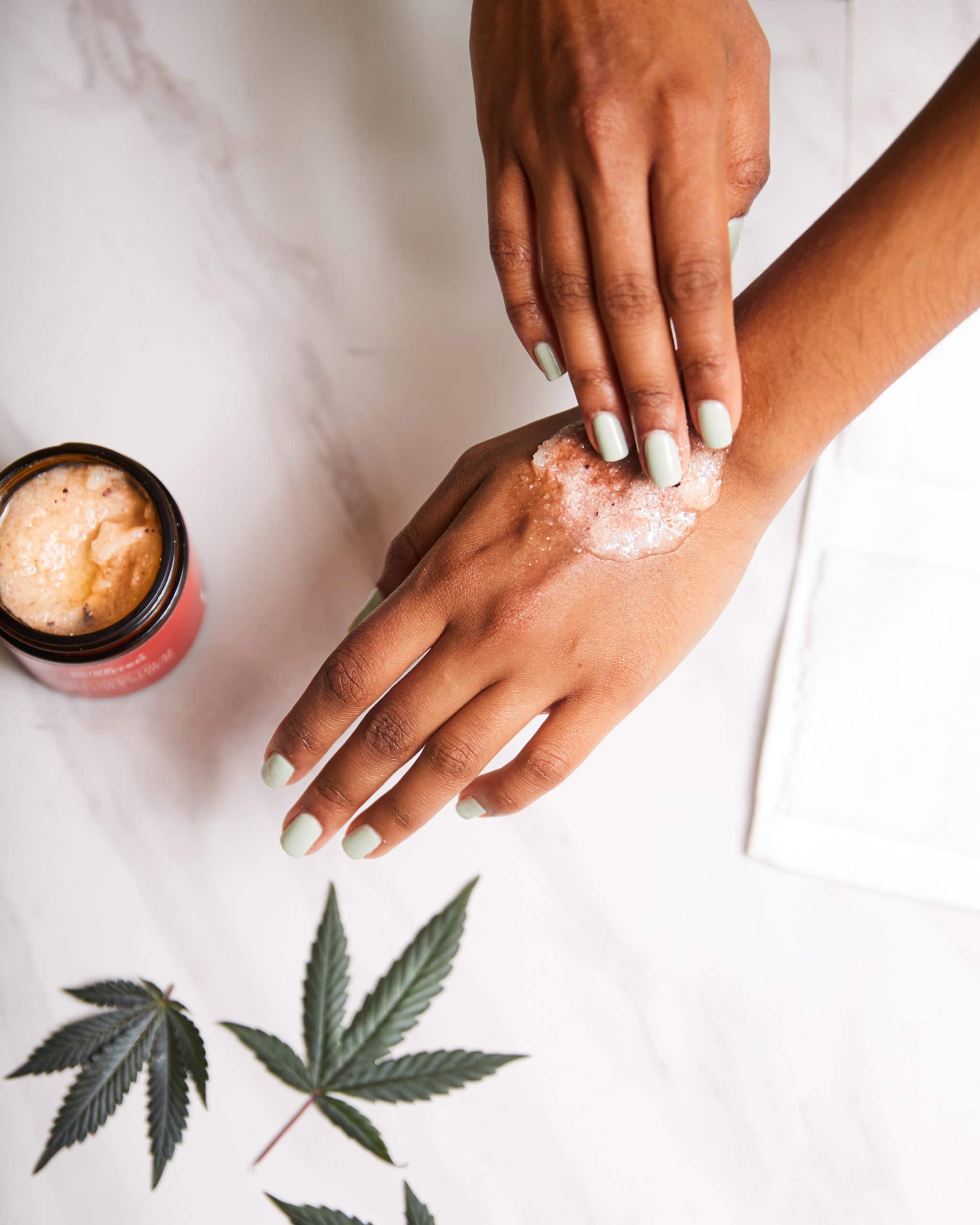 Full-Spectrum CBD Salt Scrub
