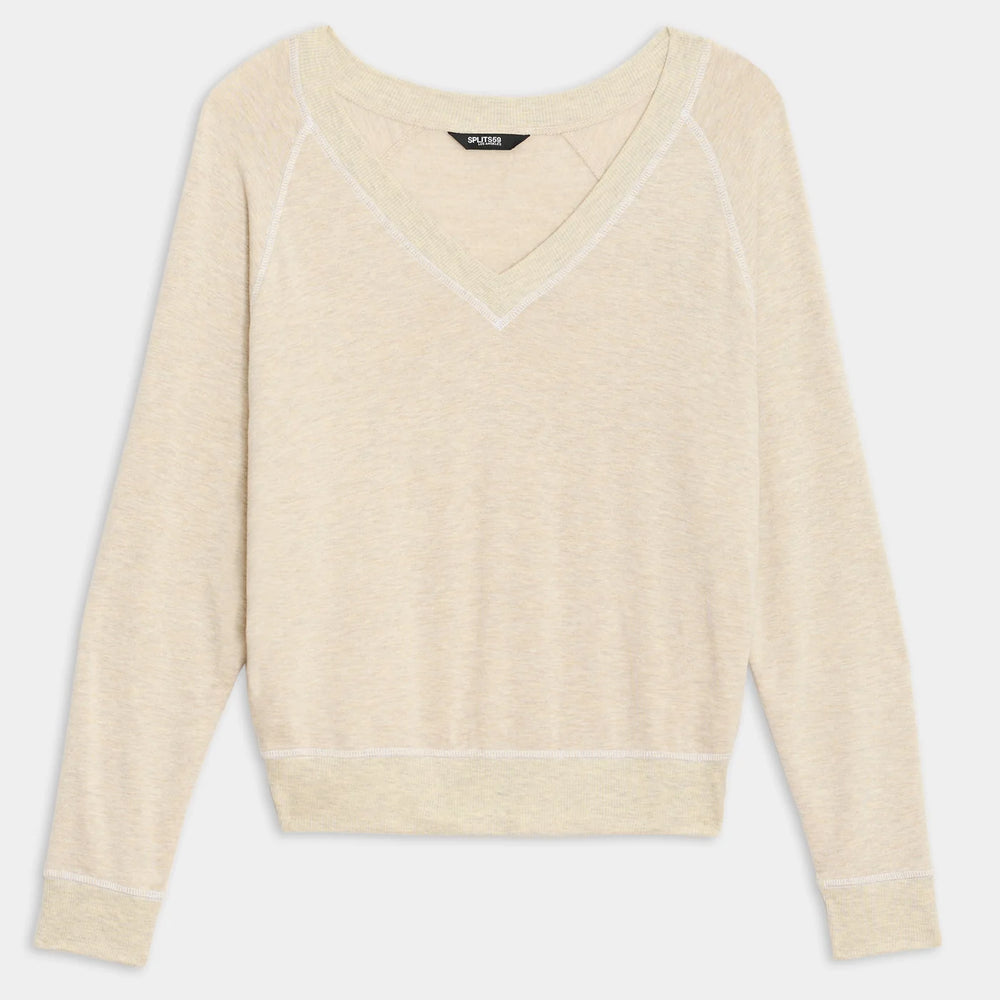 
                      
                        Bennie Fleece V-Neck Sweater
                      
                    