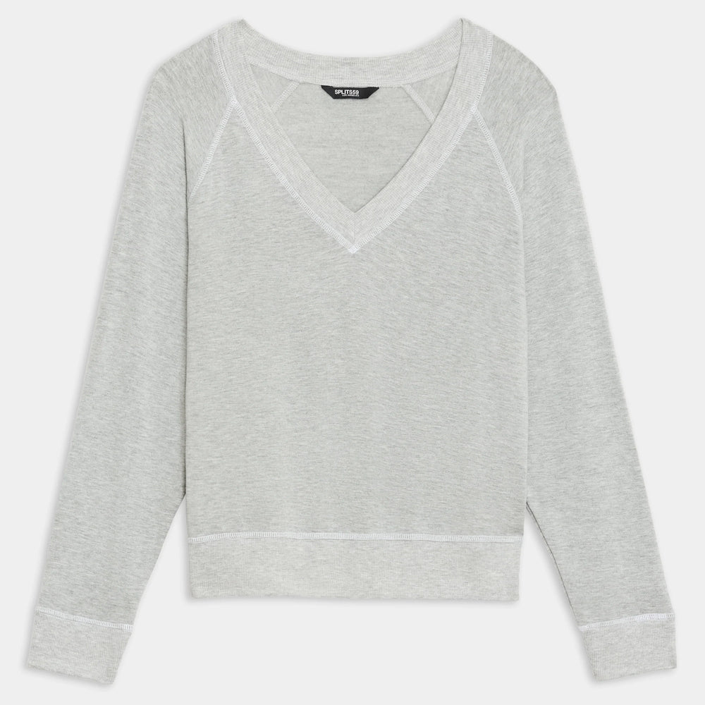 
                      
                        Bennie Fleece V-Neck Sweater
                      
                    