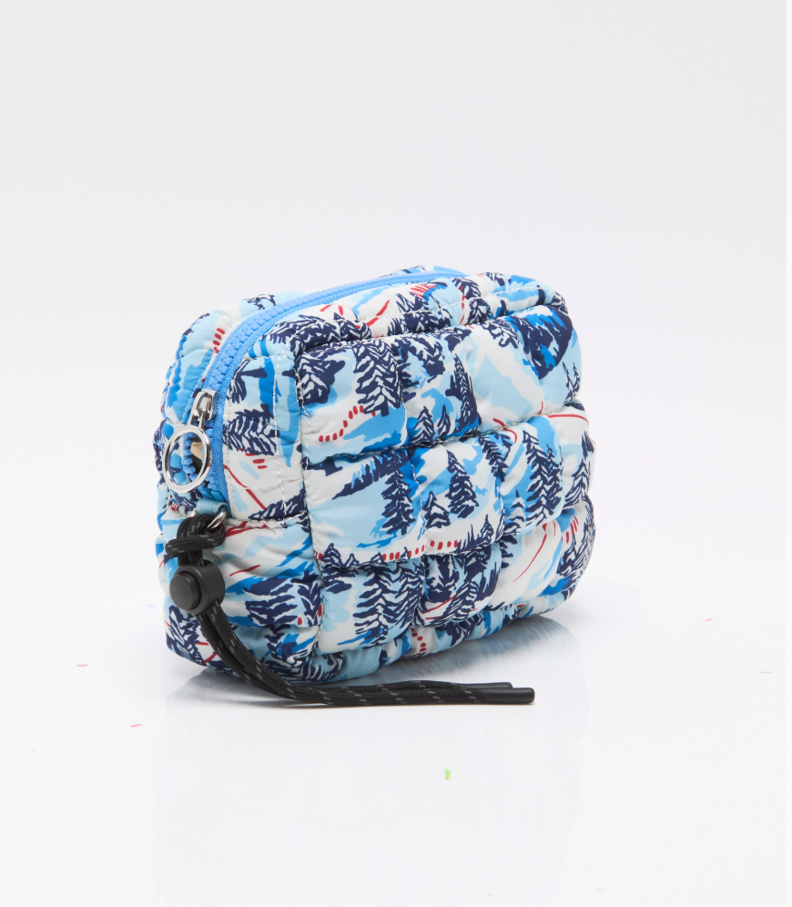 Printed Quilted Mini Case in Alpine