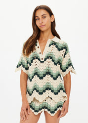 TIDAL SAGRA CROCHET SHIRT