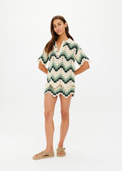 TIDAL SAGRA CROCHET SHIRT