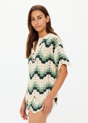 TIDAL SAGRA CROCHET SHIRT