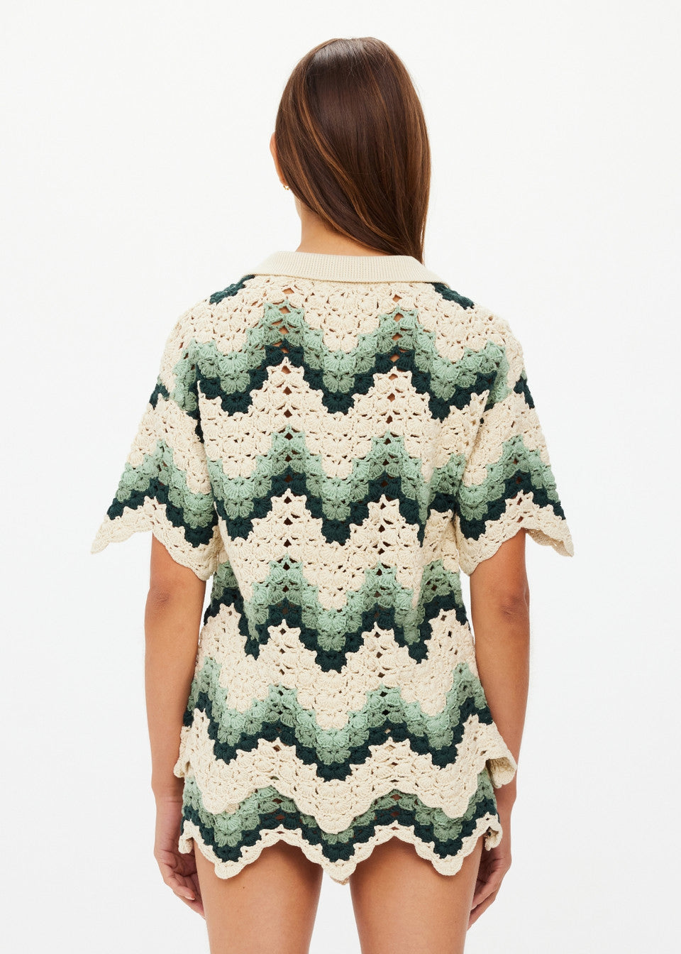 TIDAL SAGRA CROCHET SHIRT