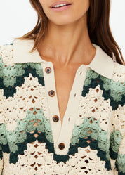 TIDAL SAGRA CROCHET SHIRT