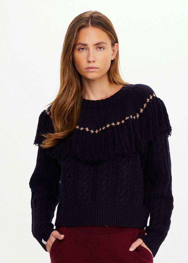 CLARA TASSLE KNIT SWEATER