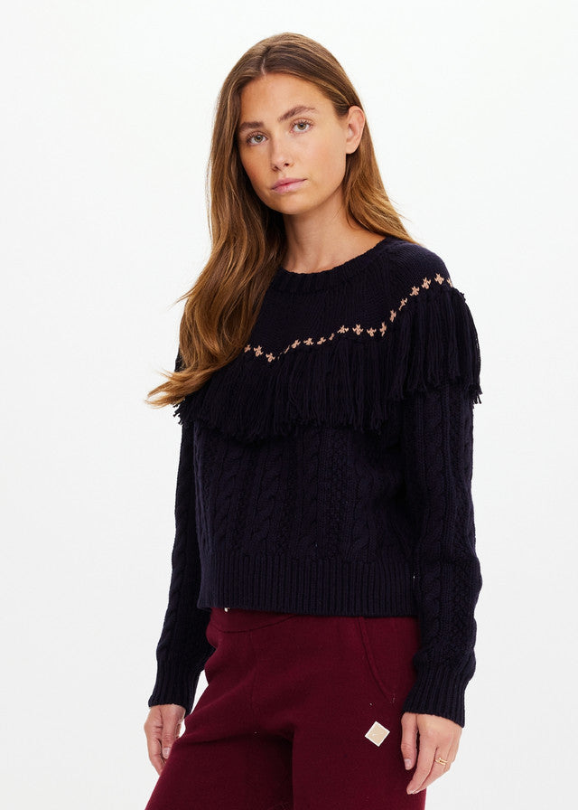 CLARA TASSLE KNIT SWEATER