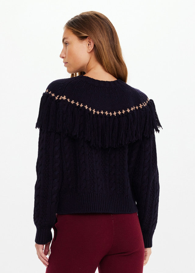 CLARA TASSLE KNIT SWEATER