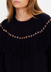 CLARA TASSLE KNIT SWEATER