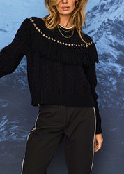 CLARA TASSLE KNIT SWEATER