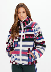 HARLOW FLEECE ZIP THROUGH
