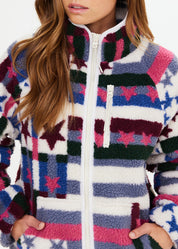 HARLOW FLEECE ZIP THROUGH