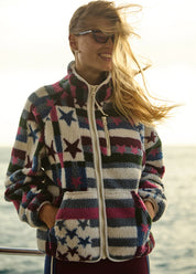 HARLOW FLEECE ZIP THROUGH