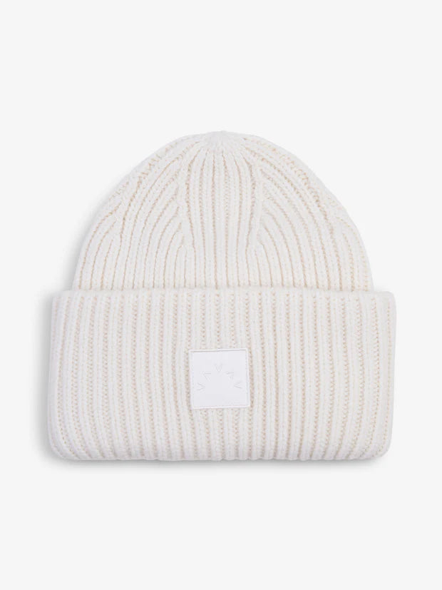 Cresta Rib Beanie in Egret