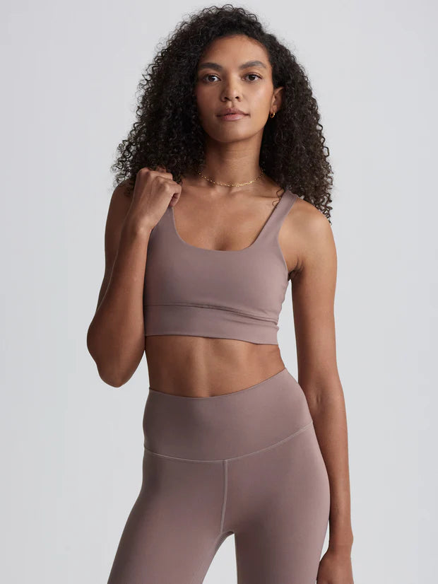 Freesoft Cori Bra in Deep Taupe