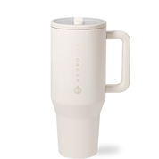 Cream HydroJug 32 oz Traveler Tumbler