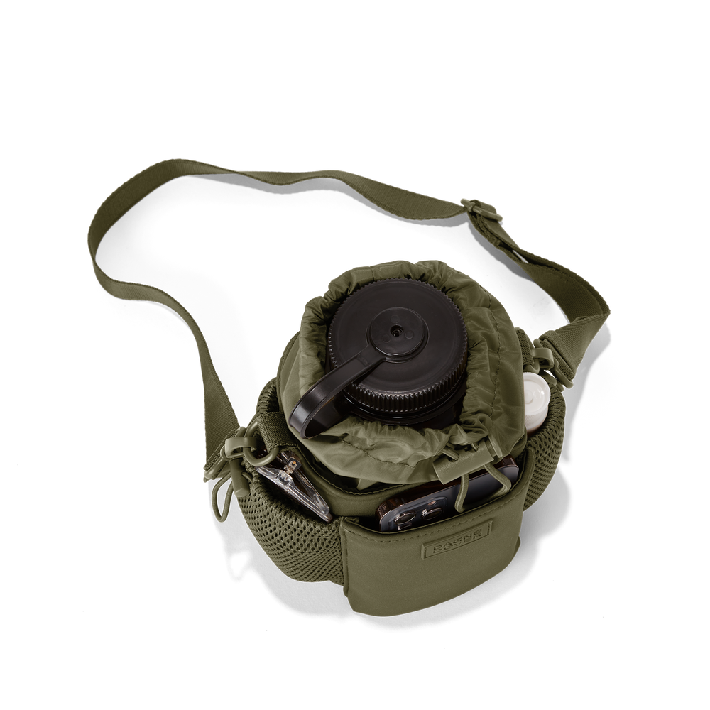 
                      
                        Sloan Water Bottle Sling in Dark Moss
                      
                    