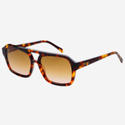 Havana Acetate Aviator Sunglasses