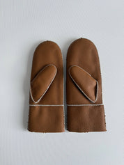 SHEARLING MITTENS