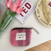 Mini Plush Makeup Bag