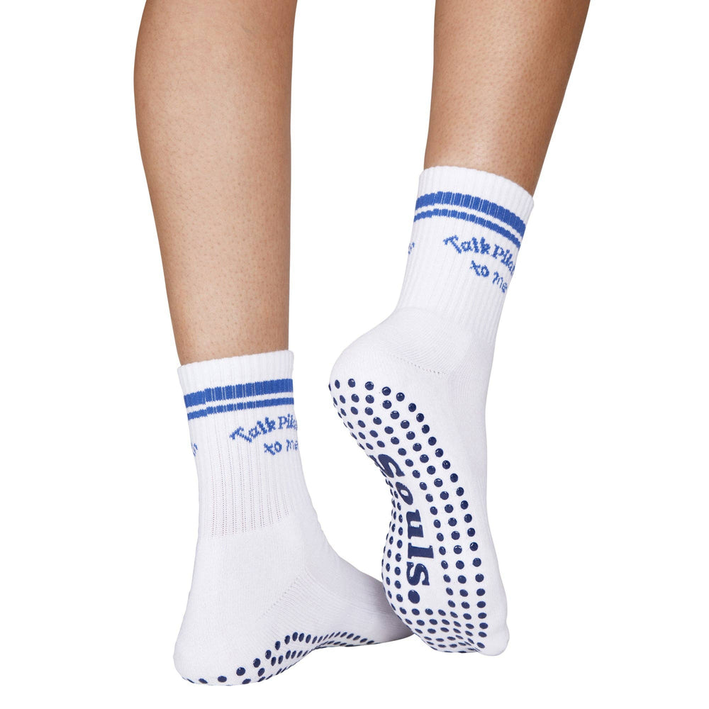 Talk Pilates to Me Grip Socks