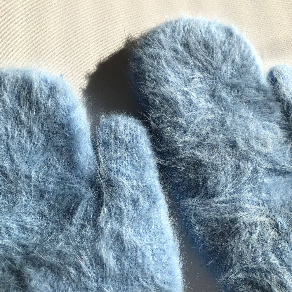 
                      
                        Fluffy Angora Mittens
                      
                    