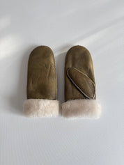 SHEARLING MITTENS