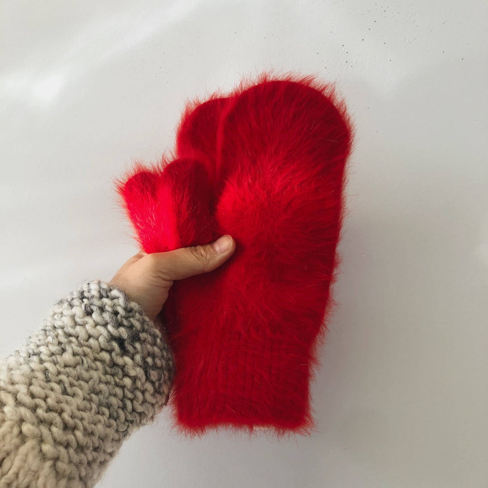 
                      
                        Fluffy Angora Mittens
                      
                    